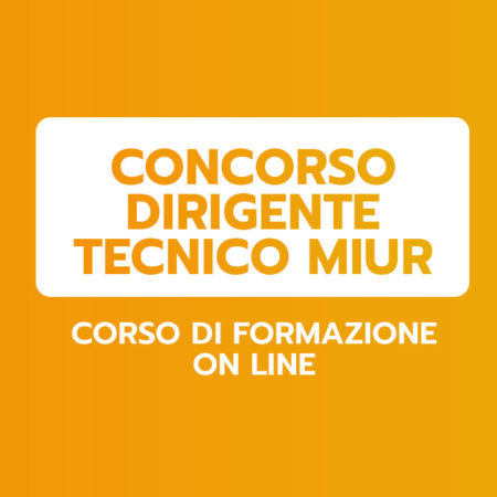 CONCORSO DIRIGENTE TECNICO MIUR