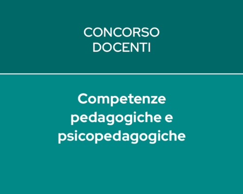 COMPETENZE PEDAGOGICHE E PSICOPEDAGOGICHE