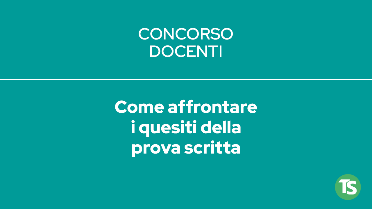 Morello_CONCORSO-DOCENTI prova scritta